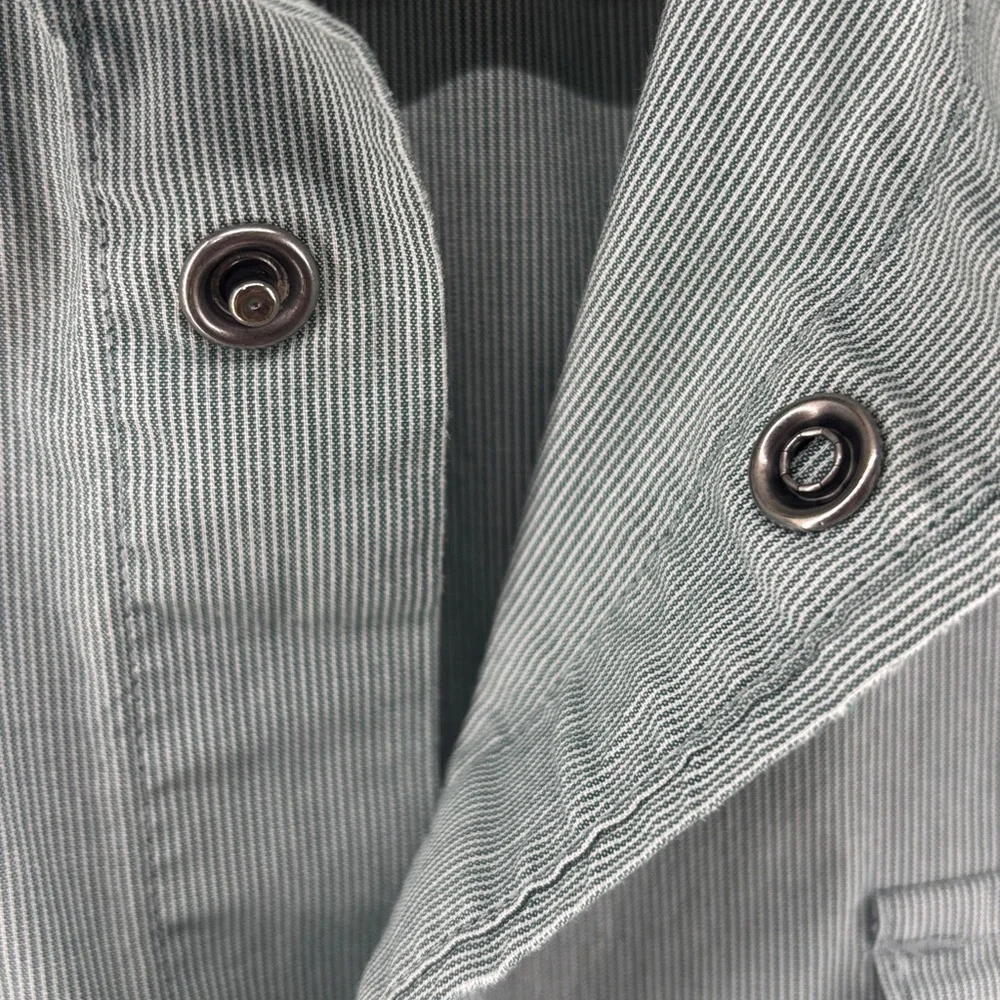 Banana Republic Men's Long Sleeve Button Up Western Style Slim Fit Shirt Size XL